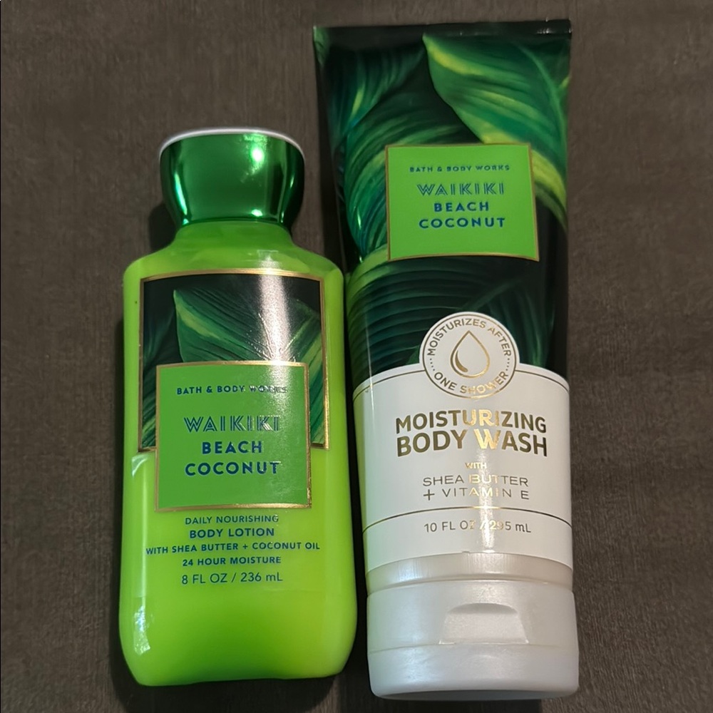 Bath & Body Works Waikiki Beach Coconut Moisturizer & Body Wash